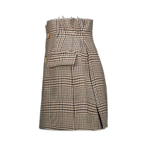 Plaid Mini Skirt