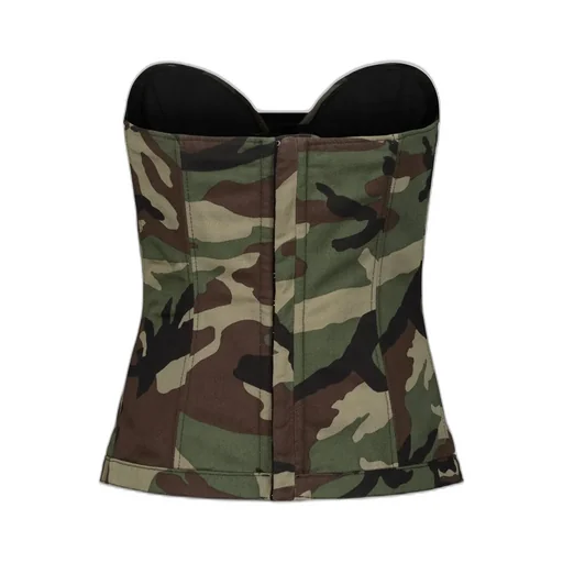 Camouflage Corset Top