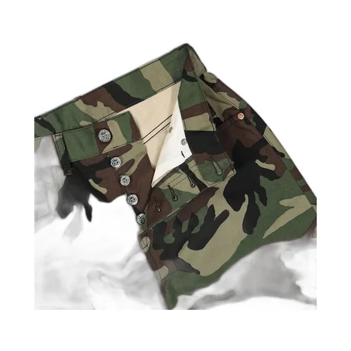 Flared Camouflage Pants