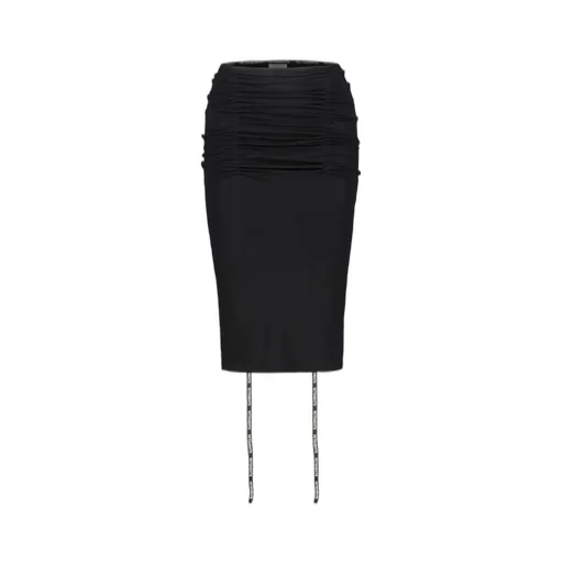 Ruched Midi Skirt