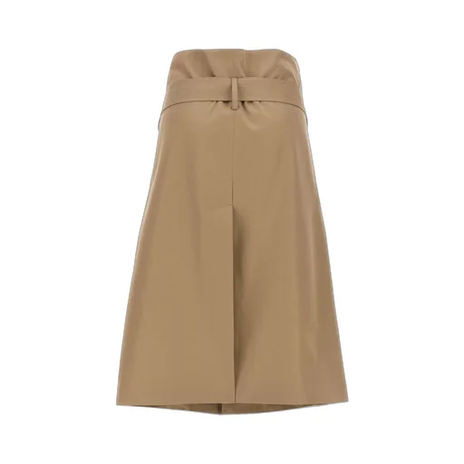 Belted Trench Skirt