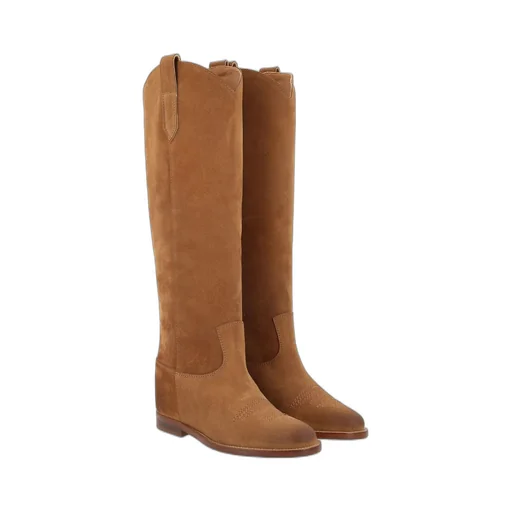 Knee-High Suede Boots