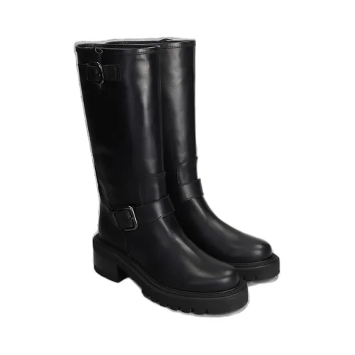 Tall Buckle Boots