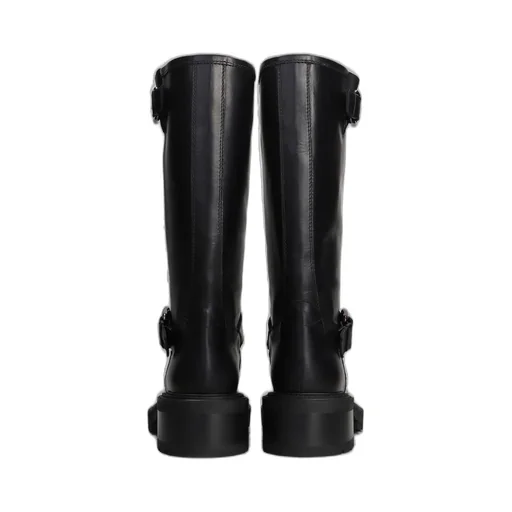 Tall Buckle Boots