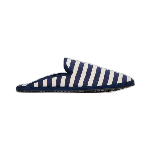 Striped Espadrille Mules