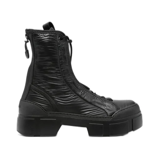 Puffer Lace-Up Boots