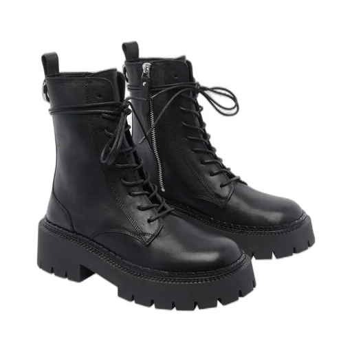Lace-Up Boots