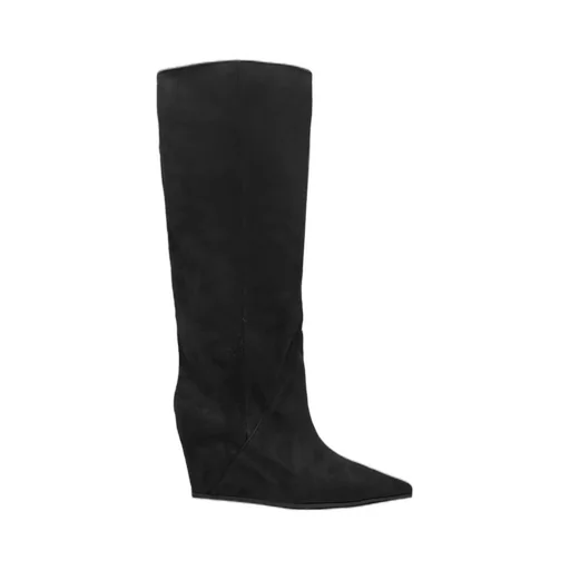 Knee-High Wedge Boots