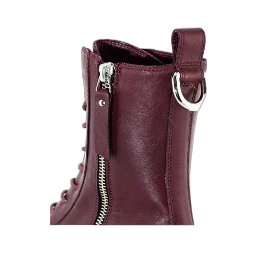 Lace-Up Combat Boots