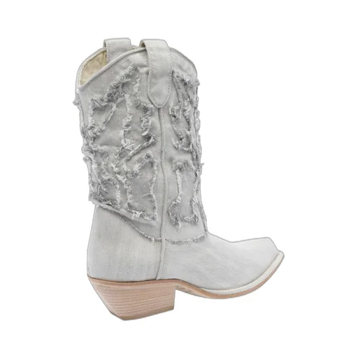 Denim Cowboy Boots