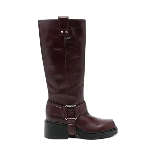 Knee-High Leather Boots