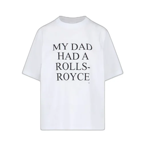 T-Shirt With Print My Dad Had A Rolls-Royce