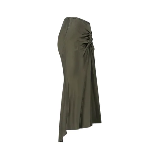 Ruched Maxi Skirt