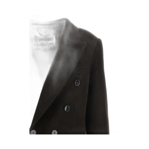 Double-Breasted Wool Coat