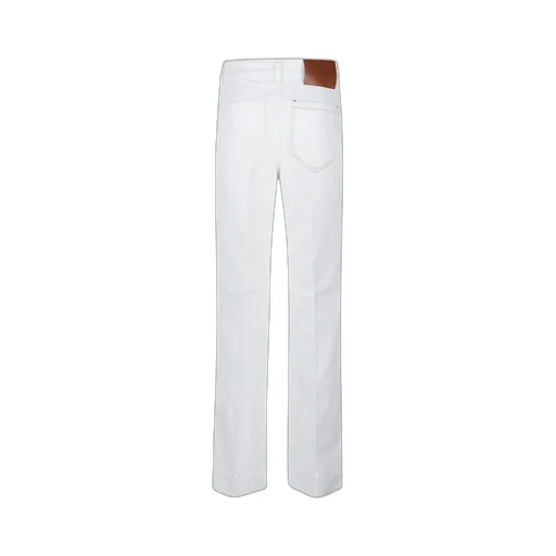 Wide-Leg Cotton Trousers