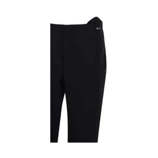Cropped Flare Trousers