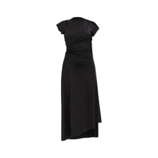 Asymmetric Draped Dress