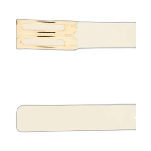 Belt With Logo Buckle