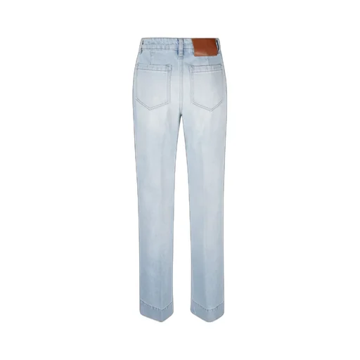 High-Waisted Flared Jeans