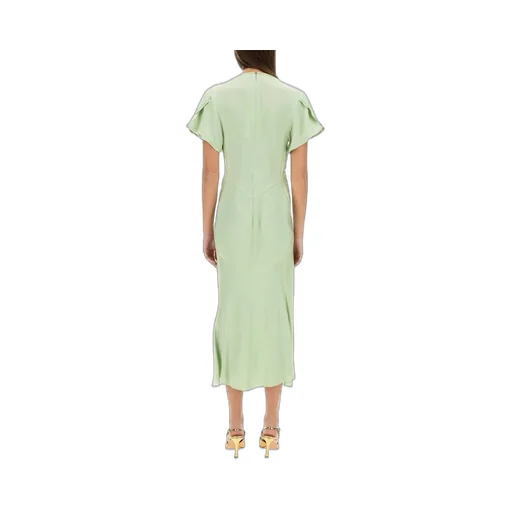 Twisted Waist Midi Dress