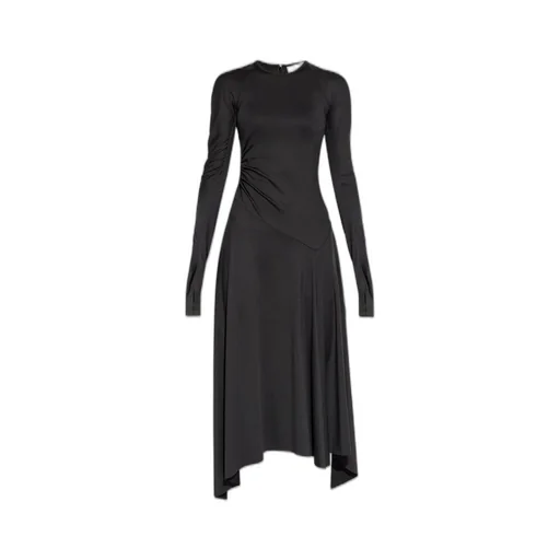 Asymmetric Ruched Dress