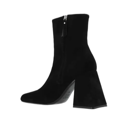Ankle Boots With Block Heel