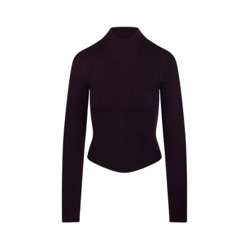 Ribbed Mock Neck Top