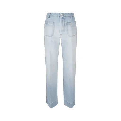 High-Waisted Flared Jeans