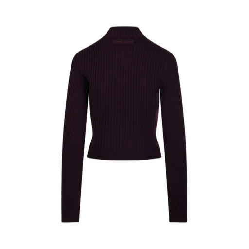 Ribbed Mock Neck Top