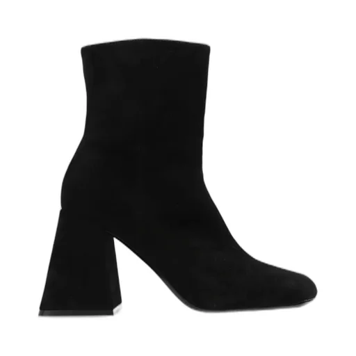 Ankle Boots With Block Heel