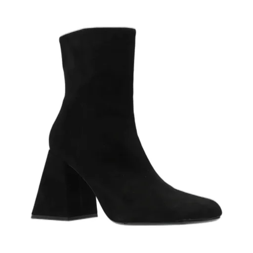 Ankle Boots With Block Heel