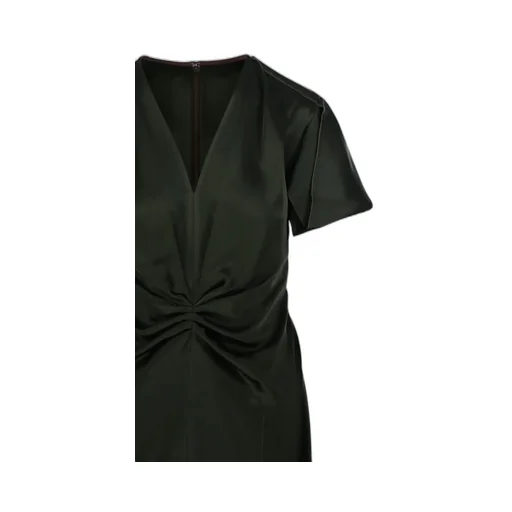 Twisted V-Neck Maxi Dress