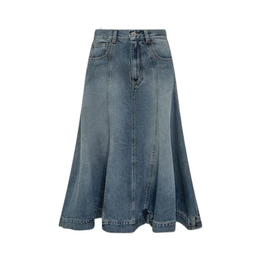 Denim Maxi Skirt