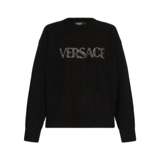 Sweater With Medusa Biggie Print