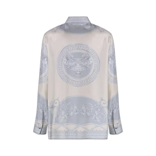 Baroque Print Silk Shirt