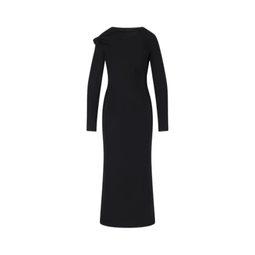Asymmetric Neckline Dress