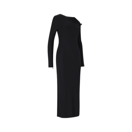 Asymmetric Neckline Dress