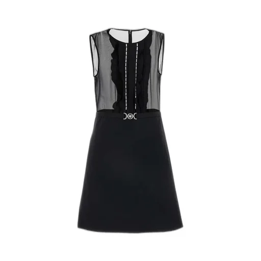Sleeveless Dress With Ruffles