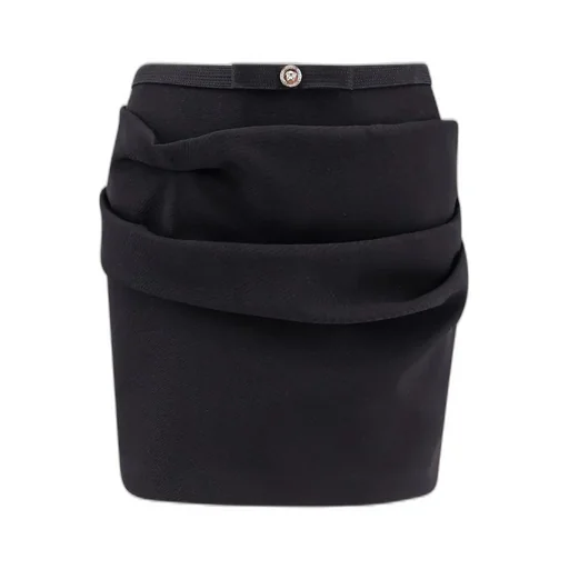Draped Mini Skirt