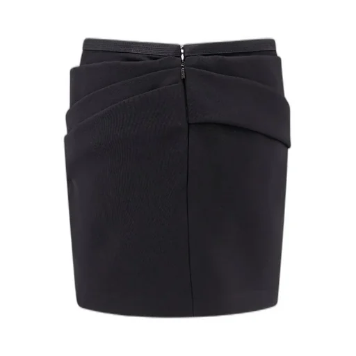 Draped Mini Skirt