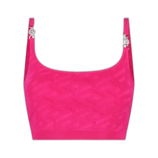 Logo Knit Crop Top