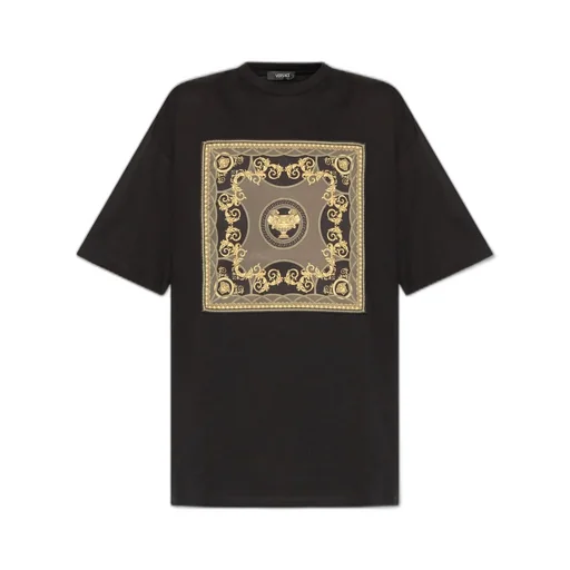 T-Shirt With Barocco Print