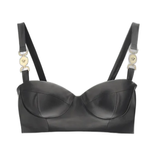 Leather Bustier Top