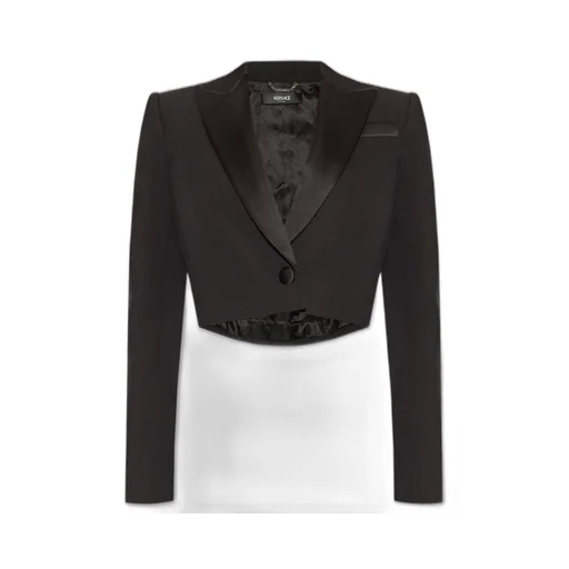 Cropped Tuxedo Jacket