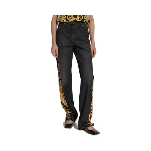 Jeans With Barocco Print