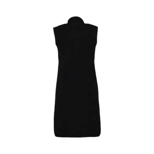 Sleeveless High Neck Dress