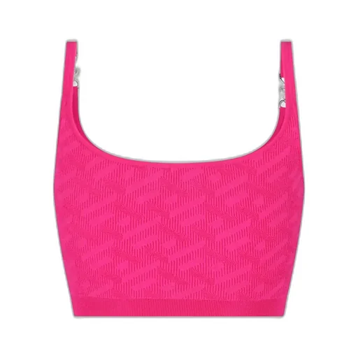 Logo Knit Crop Top