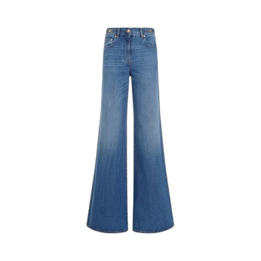 High-Waisted Wide-Leg Jeans
