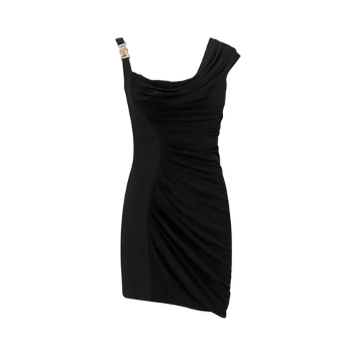 Asymmetric Ruched Dress
