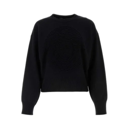 Sweatshirt With Medusa Embossing